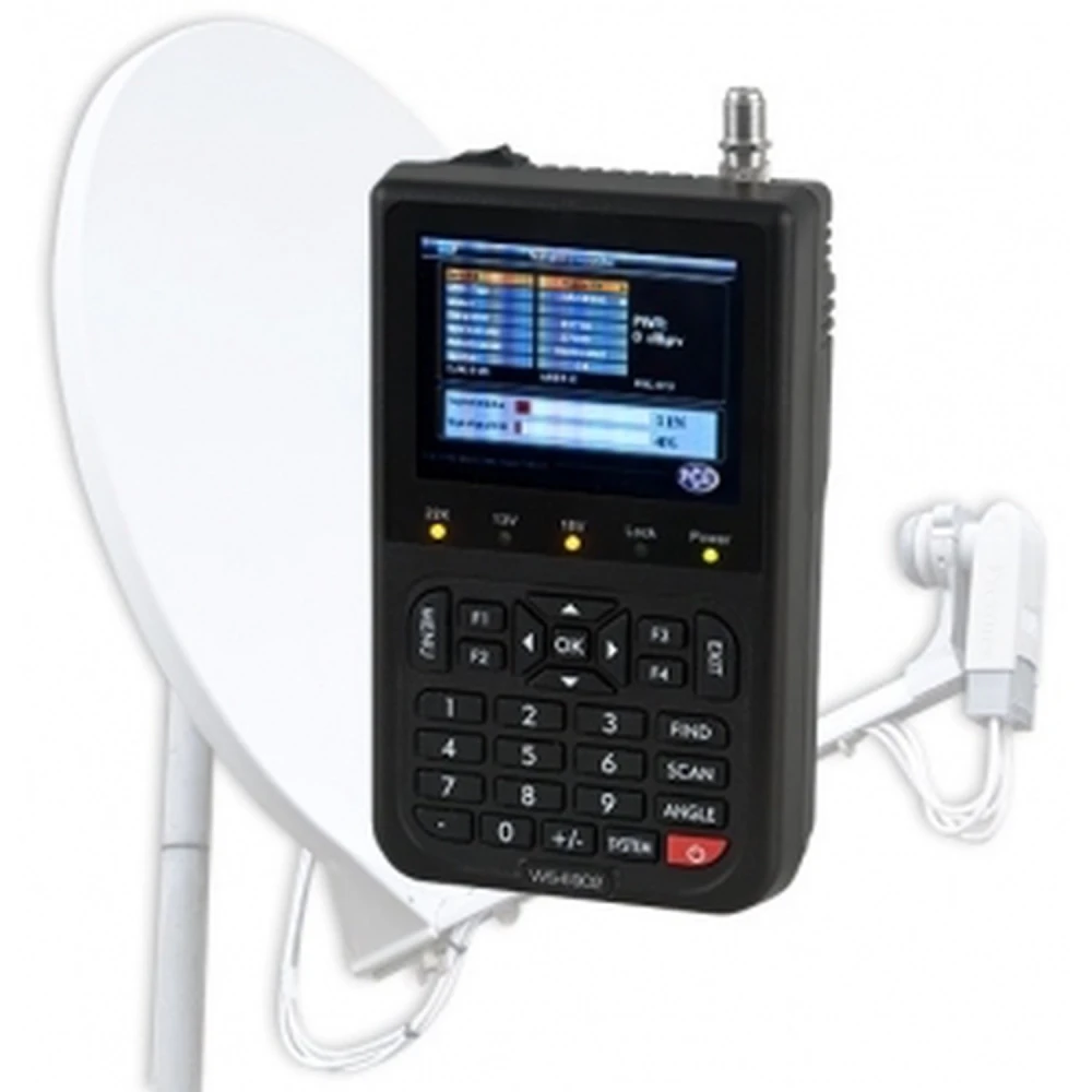 Chercheur de satellites Satlink WS6902 : mesureur numérique pour antennes paraboliques