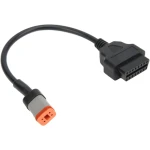 Câble adaptateur Harley Davidson OBD1 4 broches vers OBDII 16 broches pour diagnostic