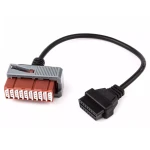 Câble adaptateur OBD2 30 broches pour Citroën et Peugeot 106, 206, 306, 406