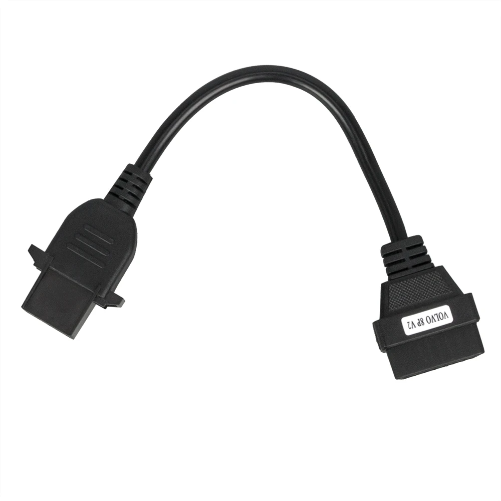 Câble adaptateur OBD2 vers 8 broches pour diagnostic des camions Volvo