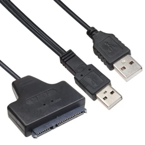 satkit Câble adaptateur USB 2.0 haute vitesse pour disque dur 2.5 SATA