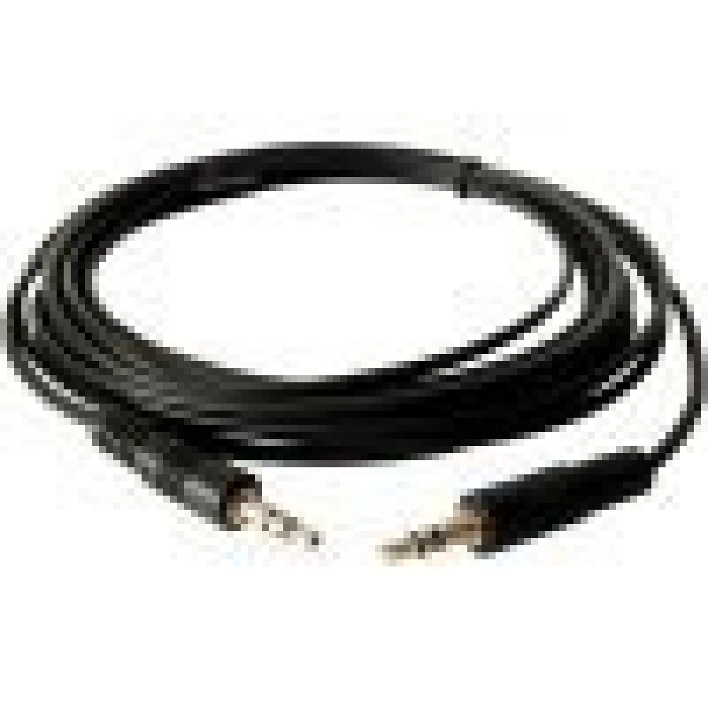 Câble audio 3,5 mm mâle à mâle 1,5 m avec connecteurs dorés satkit