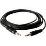 Câble audio 3,5 mm mâle à mâle 1,5 m avec connecteurs dorés satkit