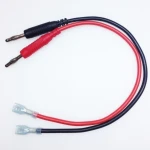 Câble banane 4 mm vers connecteur Faston 30 cm TL22036 Amass