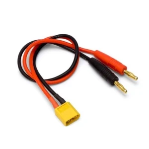 Câble banane 4mm vers XT60 15cm pour batterie Amass