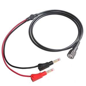 Câble coaxial RG58 BNC mâle vers bananes Amass 140 cm