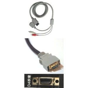 Câble D Terminal Nintendo Wii pour une connexion haute définition sur votre console