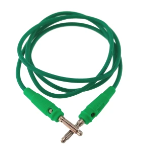 YourLed Câble de test banane mâle-mâle 4mm 1m vert 14AWG en silicone flexible