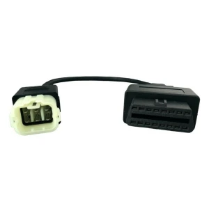 Câble diagnostic 6 broches vers 16 broches moto Kawasaki - Adaptateur KTM de qualité