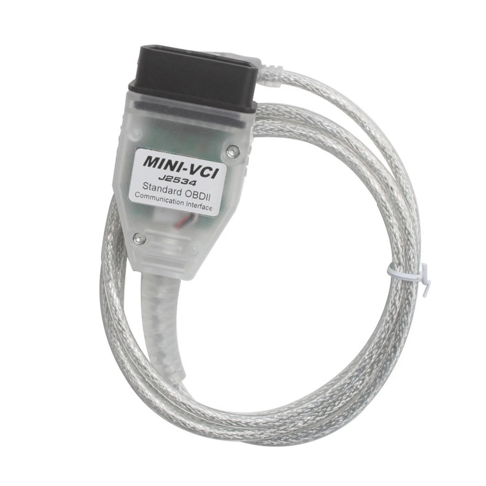 Câble diagnostic mini VCI Toyota compatible avec le logiciel OEM TIS