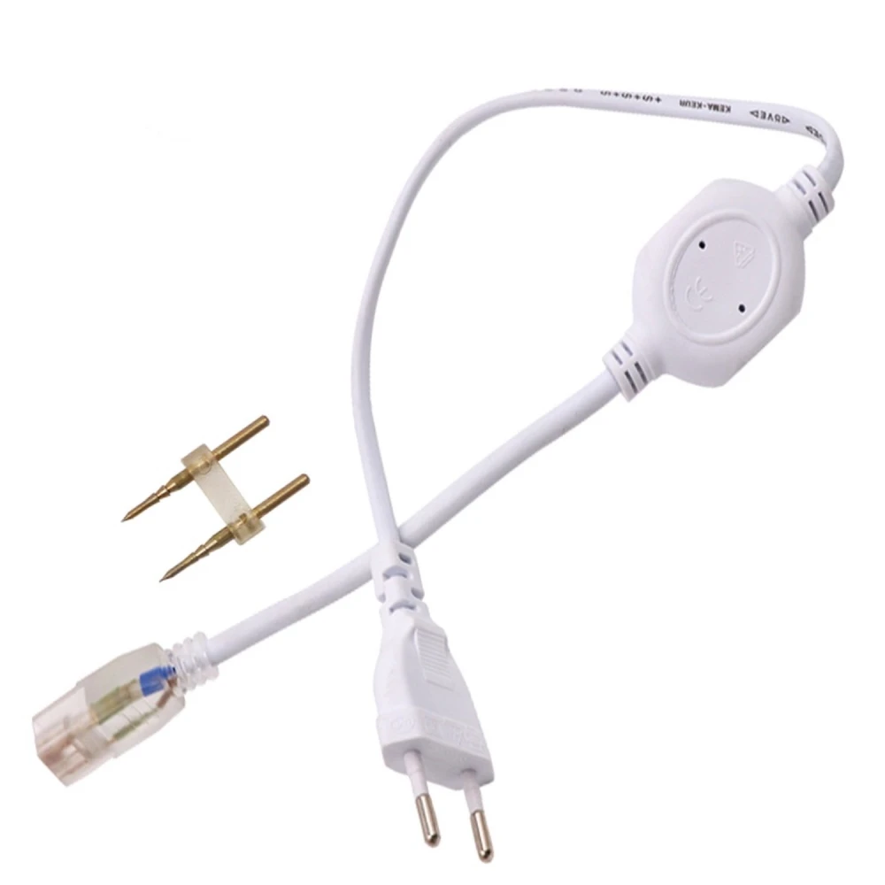 Câble alimentation pour ruban LED 220V AC avec protection IP65