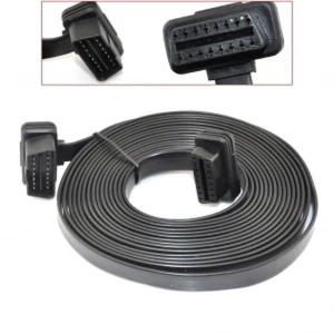Câble rallonge OBD2 5m mâle vers femelle avec connecteur 16 broches pour diagnostic