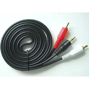 satkit Câble jack 3,5 mm vers 2 RCA haute qualité 1,5 m pour connexion audio