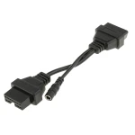 Câble OBD1 vers OBD2 pour Mitsubishi et Hyundai - Adaptateur diagnostic 12Pin 16Pin