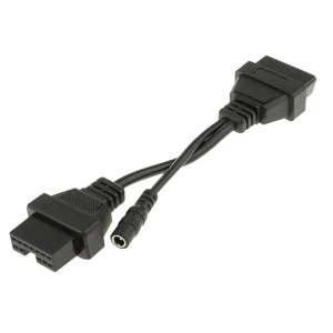 Câble OBD1 vers OBD2 pour Mitsubishi et Hyundai - Adaptateur diagnostic 12Pin 16Pin