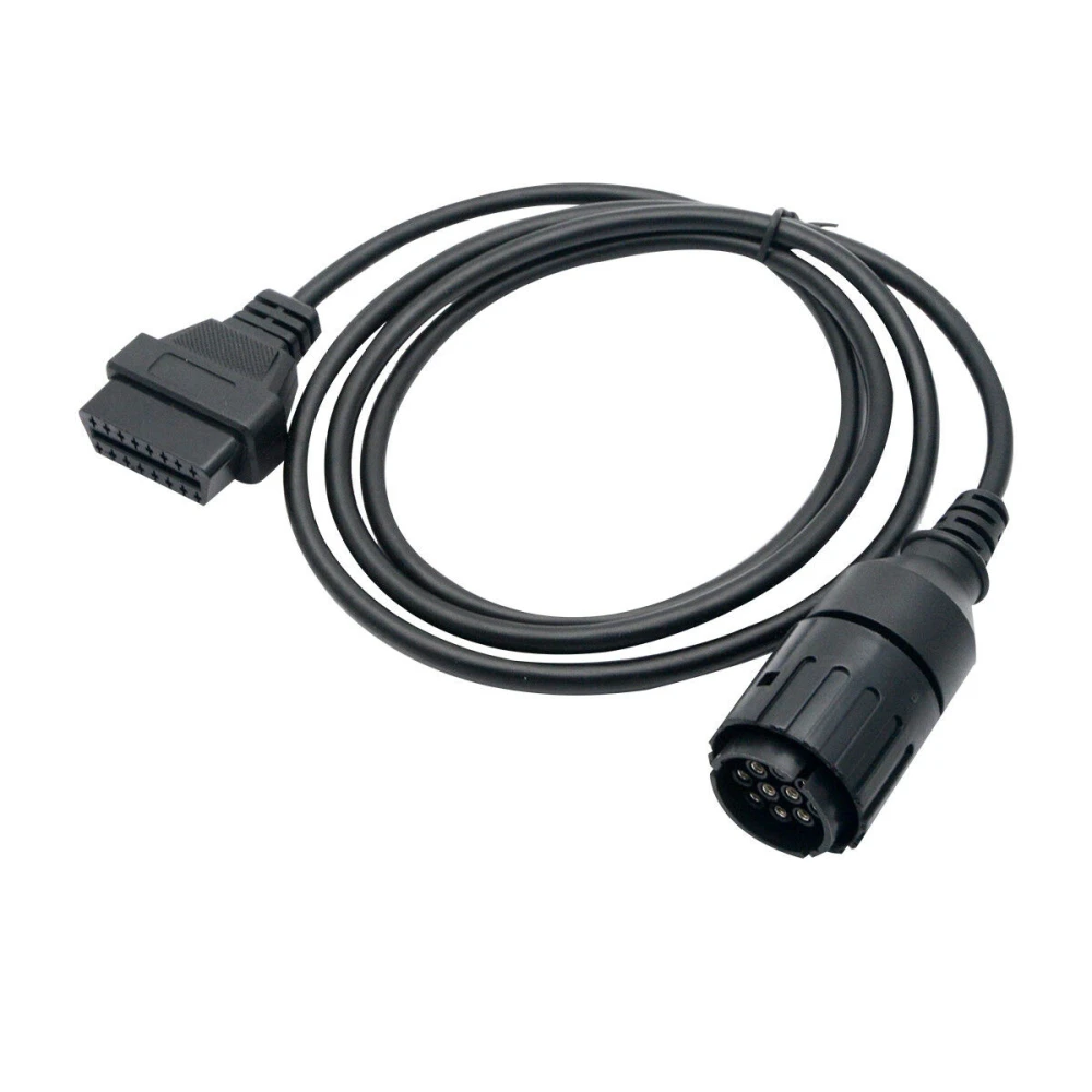 Câble OBD2 10 broches vers 16 broches pour moto BMW - Diagnostic ICOM ISPA de qualité