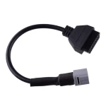 Câble OBD2 6 broches vers 16 broches pour moto Suzuki compatible adaptateur de diagnostic