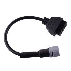 satkit Câble OBD2 6 broches vers 16 broches pour moto Suzuki compatible adaptateur de diagnostic