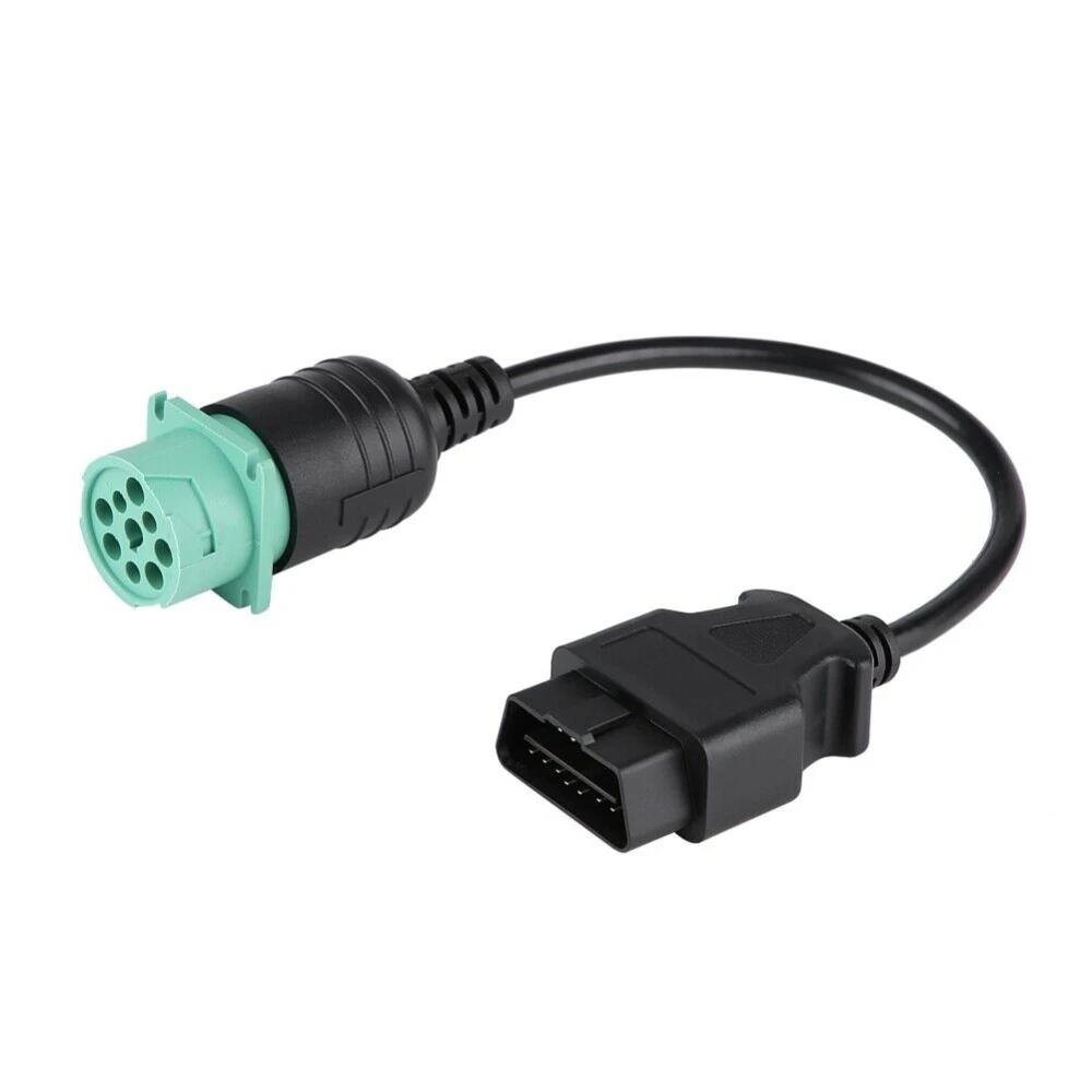 Câble OBD2 9 broches vers 16 broches pour camion Cummins - Adaptateur de diagnostic professionnel
