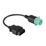 Câble OBD2 9 broches vers 16 broches pour camion Cummins - Adaptateur de diagnostic professionnel