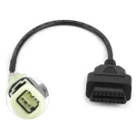 Câble OBD2 vers 4 broches pour moto Honda - adaptateur de diagnostic de haute qualité