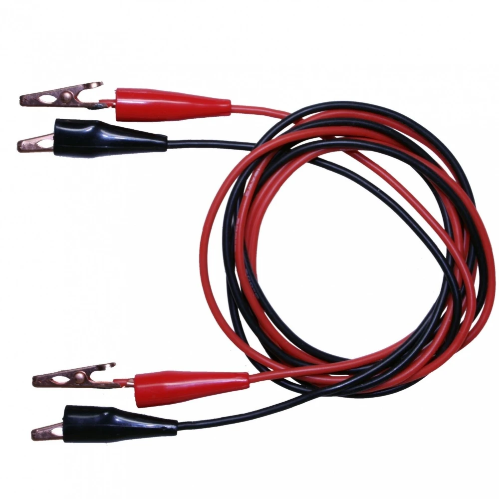 Câble pinces crocodile 1 m Amass pour mesures électroniques