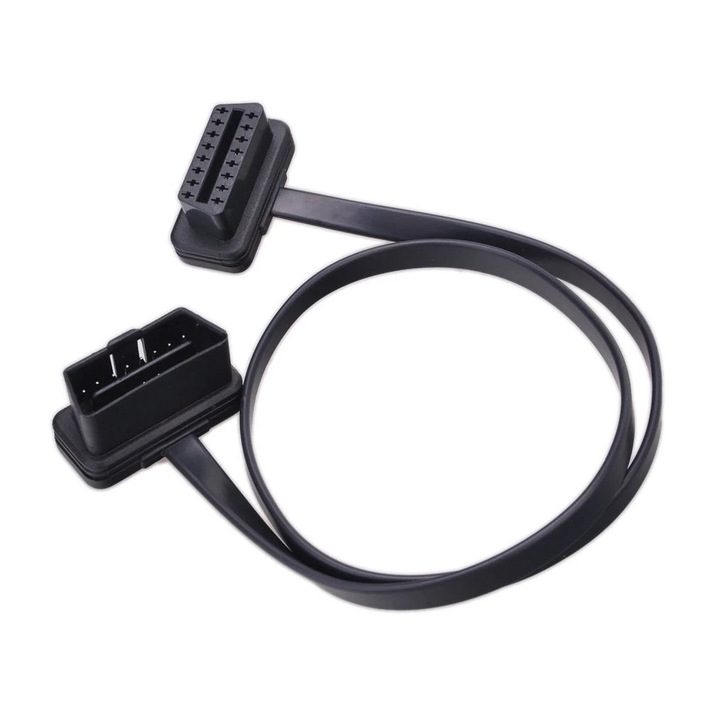 Câble rallonge OBD2 60 cm angle 90 degrés pour connexion facile