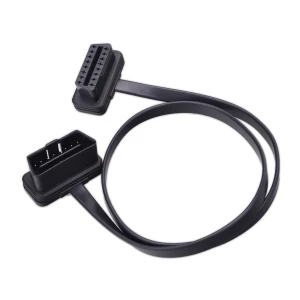 Câble rallonge OBD2 60 cm angle 90 degrés pour connexion facile