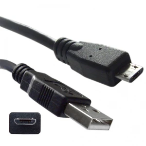 Câble USB 2.0 vers Micro USB 1m M/M - satkit pour mobiles et tablettes