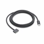 Câble USB-C vers MagSafe 3 140W pour MacBook Pro et Air - 2 m tressé, Space Grey