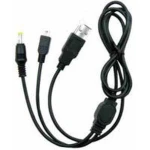 Câble USB charge et données PSP 3000 compatible PSP 2000 et PSP Slim satkit