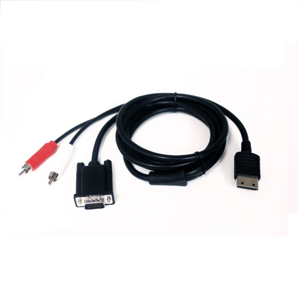 Câble VGA Sega Dreamcast avec audio pour TV et moniteur