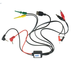 Mlink Câbles d’alimentation réglable Excel avec USB, pinces crocodile et clips