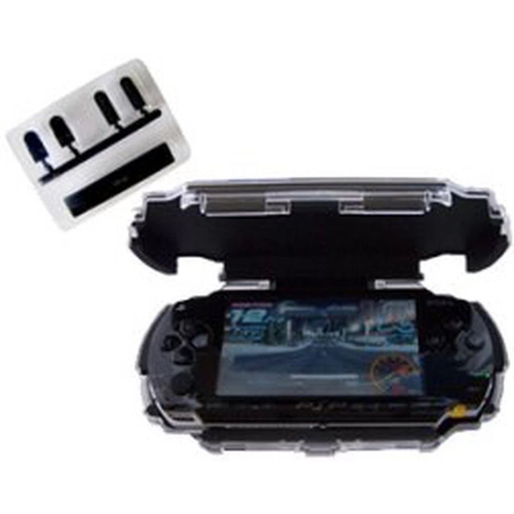 Caja protectora rigida para PSP con acceso a disparadores dorsales