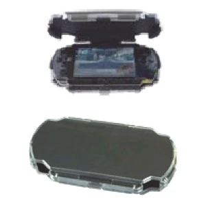 Boîtier de protection en plastique pour PSP avec couvercle réglable et support intégré