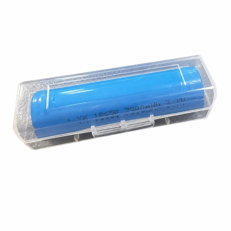 Boîte Porte-Piles 1× 18650 Plastique Transparent Anti-Poussière Protection Individuelle