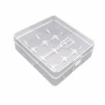 Boîte Support Porte-Piles 4× 18650 Plastique Transparent Stockage Protection