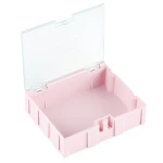Caja para componentes electrónicos con tapa y diseño modular de Wentai