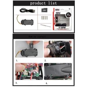 Caméra HD pour quadricoptère U12W compatible avec les modèles U818A et U829A