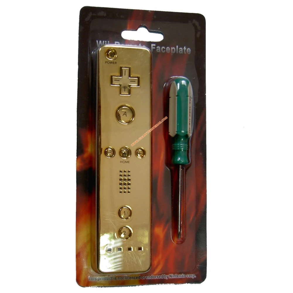 Coque avant pour manette Wii Remote pour personnaliser et réparer