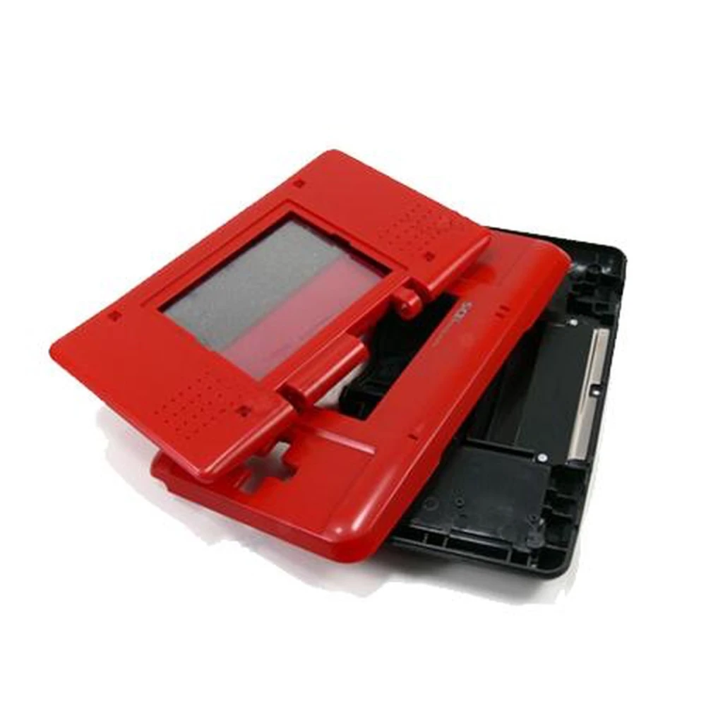 Coque de remplacement Nintendo DS rouge pour réparation et pièce d’origine