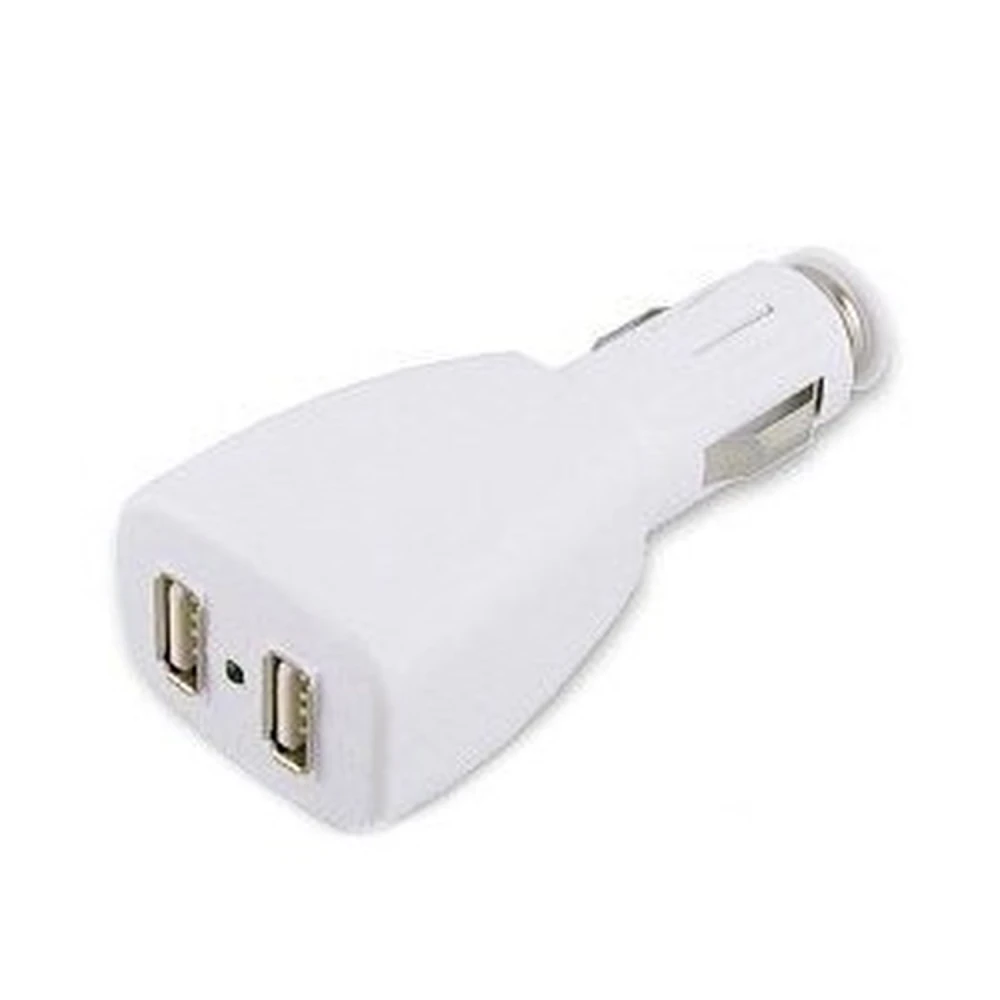 Chargeur voiture USB 2 ports noir pour une charge efficace
