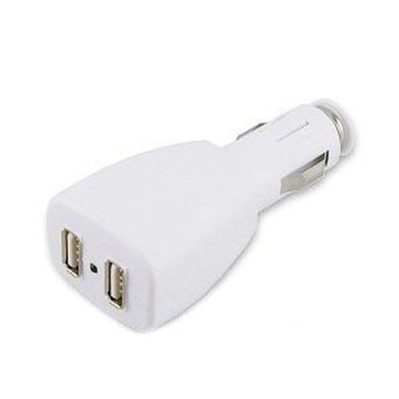 Chargeur voiture USB 2 ports noir pour une charge efficace