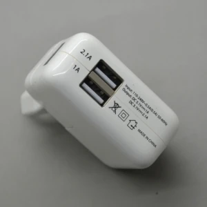 satkit Chargeur secteur double USB 2,1A et 1A pour tablettes et mobiles