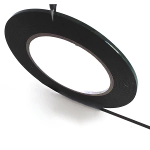 Ruban adhésif double face mousse noire 3mm 20 mètres pour réparation mobile