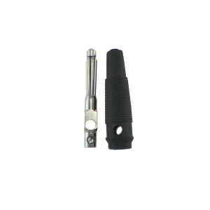 Connecteur banane 4mm noir BP4526 de Satkit pour câbles de mesure