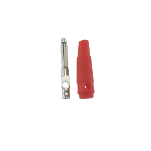 satkit Connecteur banane 4mm rouge BP4526 pour câbles de mesure Satkit