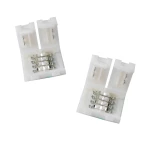 Connecteur clip LED 4 broches 10mm 5050 RGB pour rubans LED