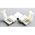 Connecteur LED en L 4 broches 10mm 5050 RGB pour rubans LED YourLed