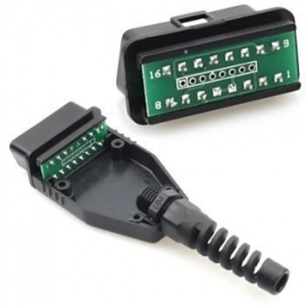 Connecteur OBD2 mâle 16 broches pour diagnostic automobile Konnwei